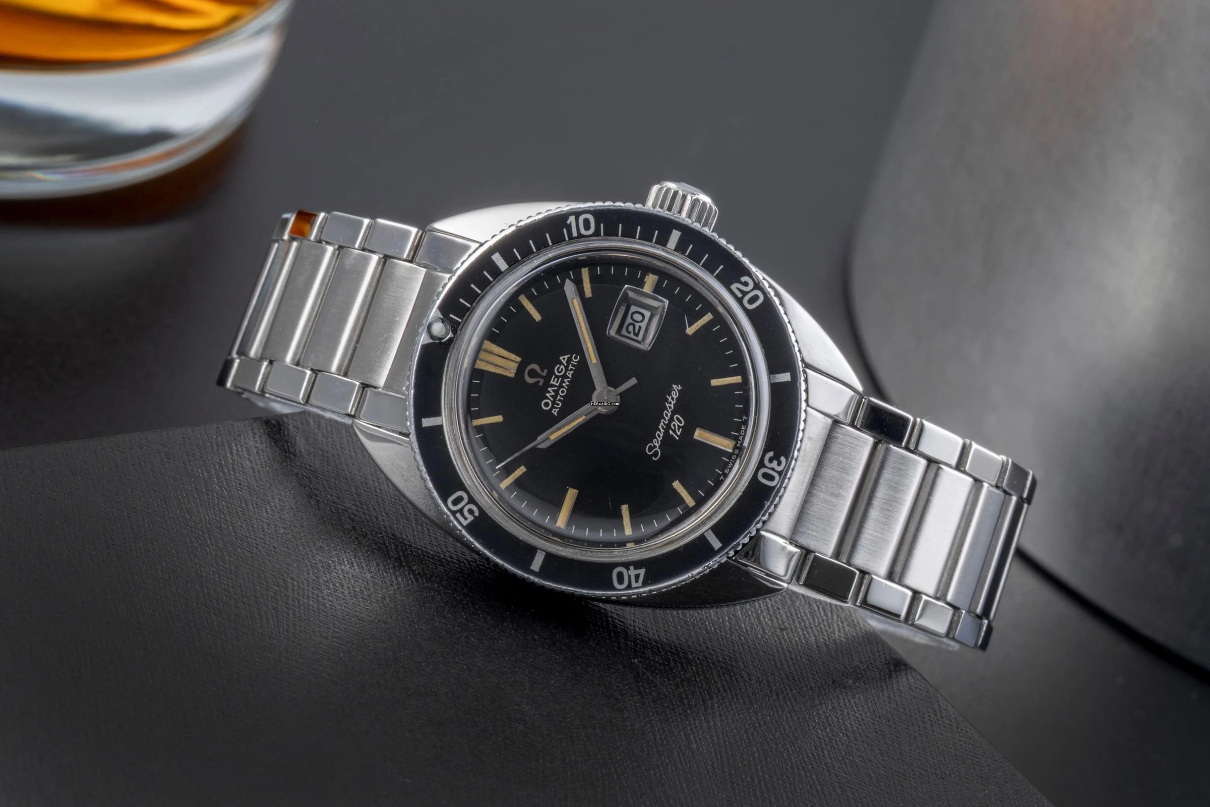 Omega Seamaster 120 Stahl Automatik Ref. 566.0007 Vintage Papiere 1967