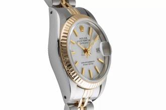 Thumbnail von Rolex Lady-Datejust Stahl / Gold Automatik Damenuhr Ref 69173 Vintage Klassiker