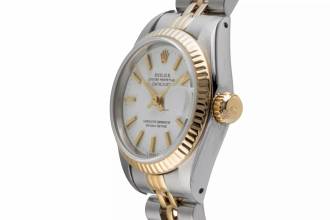 Thumbnail von Rolex Lady-Datejust Stahl / Gold Automatik Damenuhr Ref 69173 Vintage Klassiker