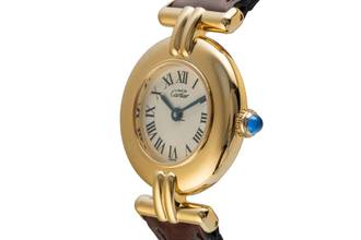Thumbnail von Cartier Colisée must de Cartier Vermeil Ivory Roman Dial Ref. 590002