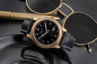 Thumbnail von Glashütte Original Senator Navigator Panoramadatum 18k Gold Automatik Herrenuhr Ref. 39-42-07-11-04