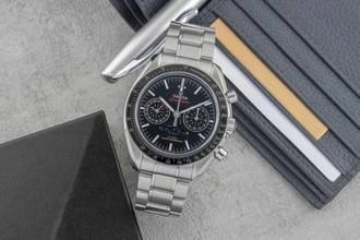 Thumbnail von Omega Speedmaster Moonphase Chronograph Stahl Automatik Ref. 304.30.44.52.01.001 B&P 2021