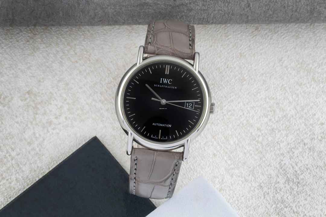  IWC Portofino Automatic Schaffhausen Portofino Automatik Datum Edelstahl Herrenuhr Ref. IW353304 