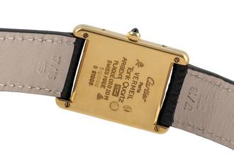 Thumbnail von Cartier Tank Vermeil must Tank GM Vermeil Ivory Dial Silber Herrenuhr Medium Ref. 681006