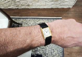 Thumbnail von Cartier Tank Louis Cartier 18k rare Vintage Large Size 1140