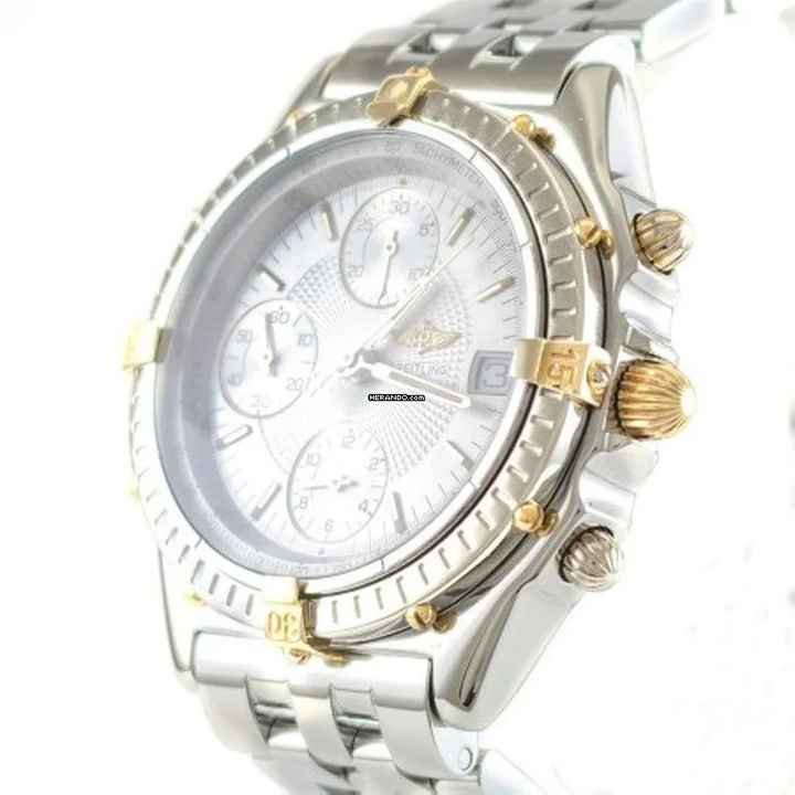  Breitling Chronomat gebraucht Edelstahl/Gold Revision Ref. B13050 