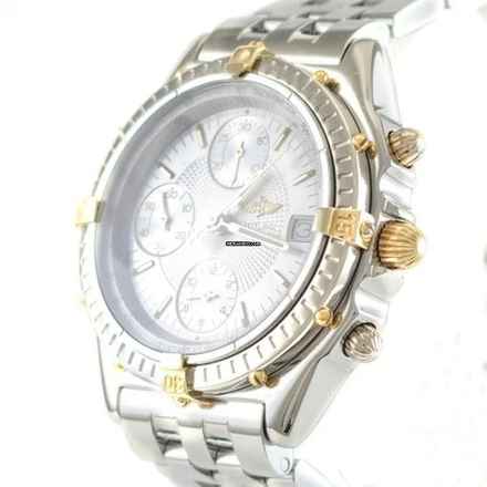  Breitling Chronomat gebraucht Edelstahl/Gold Revision Ref. B13050 