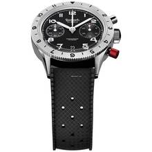 Thumbnail von Hanhart Red Lion Mk II 39 mm Herrenarmbanduhr Handaufzug mit Kautschukband H704L.210-1010