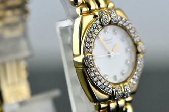 Thumbnail von Chopard Gstaad 5229 - 32/5120/11 | Diamond bezel | orig. gold bracelet