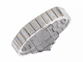 Thumbnail von Cartier Santos Galbée Lady PM Ref.1567 1996 original Box wie Neu Vintage