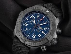 Thumbnail von Breitling Super Avenger Night Mission Ref.V13375101C1X1 2022 Full Set wie Neu Vintage