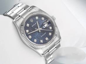 Thumbnail von Rolex Datejust 36 36mm 116234 Stahl Weissgold 750 Diamanten Automatik Stainless Steel 18kt White Gold Oyster-band Chronometer Blue Dial