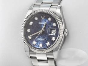 Thumbnail von Rolex Datejust 36 36mm 116234 Stahl Weissgold 750 Diamanten Automatik Stainless Steel 18kt White Gold Oyster-band Chronometer Blue Dial