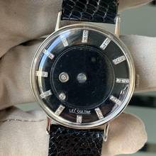 Thumbnail von Jaeger-LeCoultre Mysterious by Vacheron Constantin Factory baguette diamonds black dial white gold 14KT