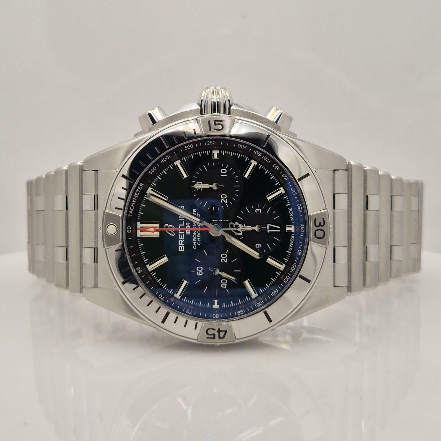 Thumbnail von Breitling Chronomat 42 B01 42mm Special Green Edition Automático Completo