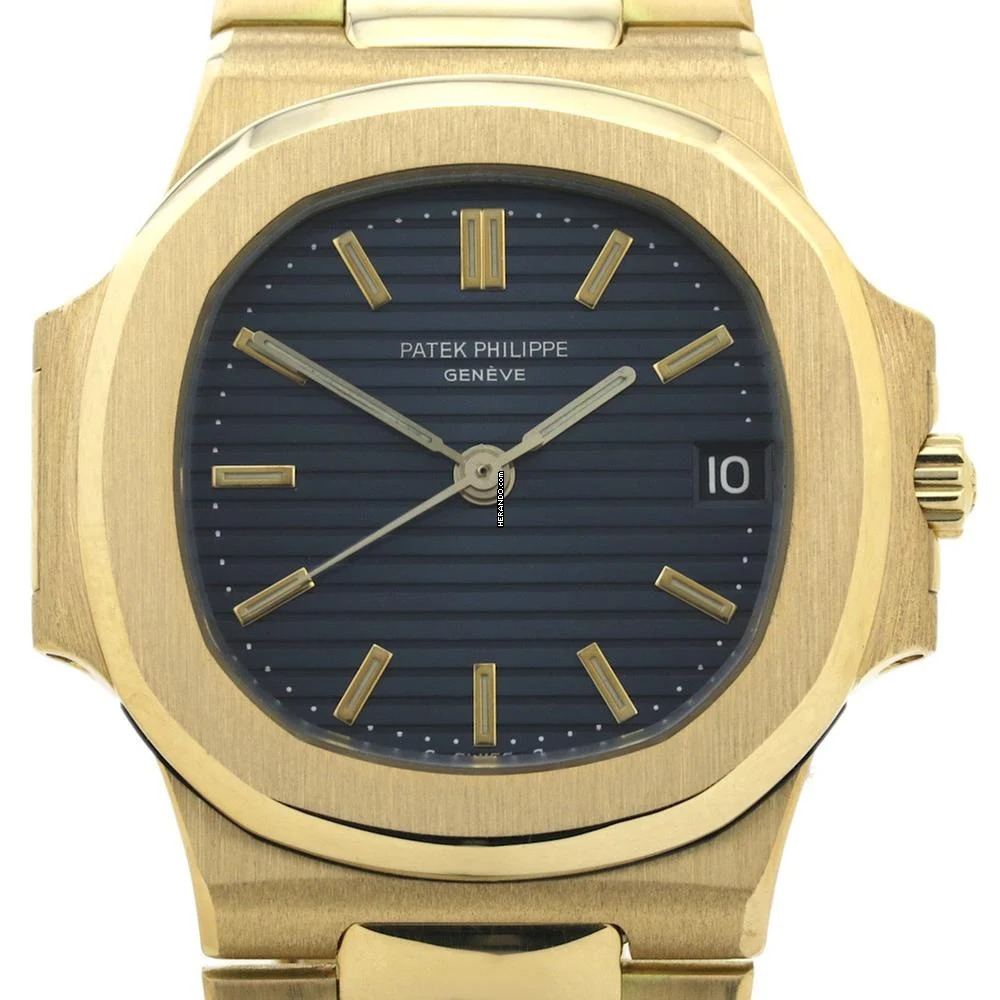  Patek Philippe Nautilus Blue Index Dial 