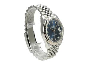 Thumbnail von Rolex Datejust 41 Edelstahl Weißgold 126334 Blau Diamant Jubile-Band