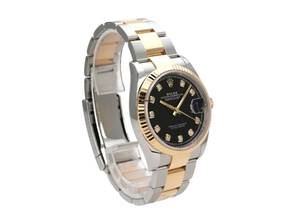 Thumbnail von Rolex Datejust 36 Oystersteel / Gelbgold Ref. 126233 Schwarz Diamant