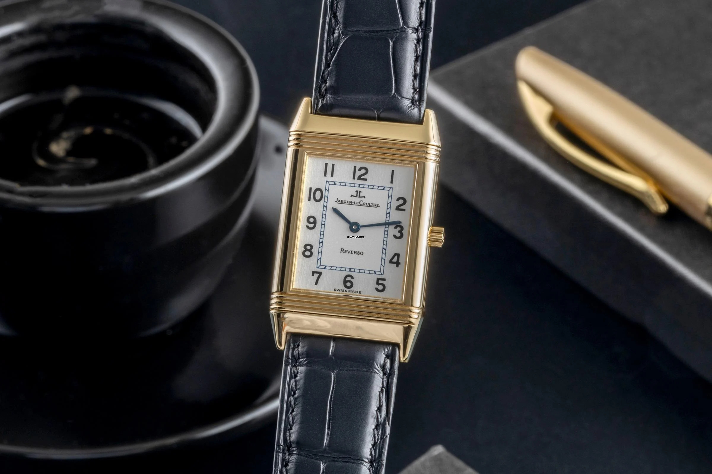  Jaeger-LeCoultre Reverso 18k (0,750) Gold Handaufzug Ref. Q2501420 250.1.86 