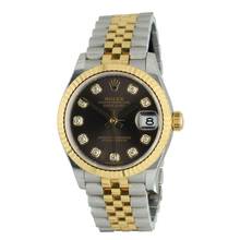 Thumbnail von Rolex Datejust 31 Dark grey/Diamond index Ref. 278273