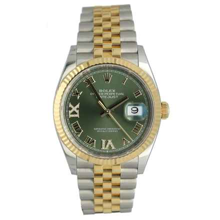  Rolex Datejust 36 Ref.126233 Green Roman Diamond Dial 2025 