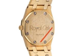 Thumbnail von Audemars Piguet Royal Oak Lady 18kt Gelbgold Diamanten Ref.6008BA 1988 Full Set wie Neu Vintage