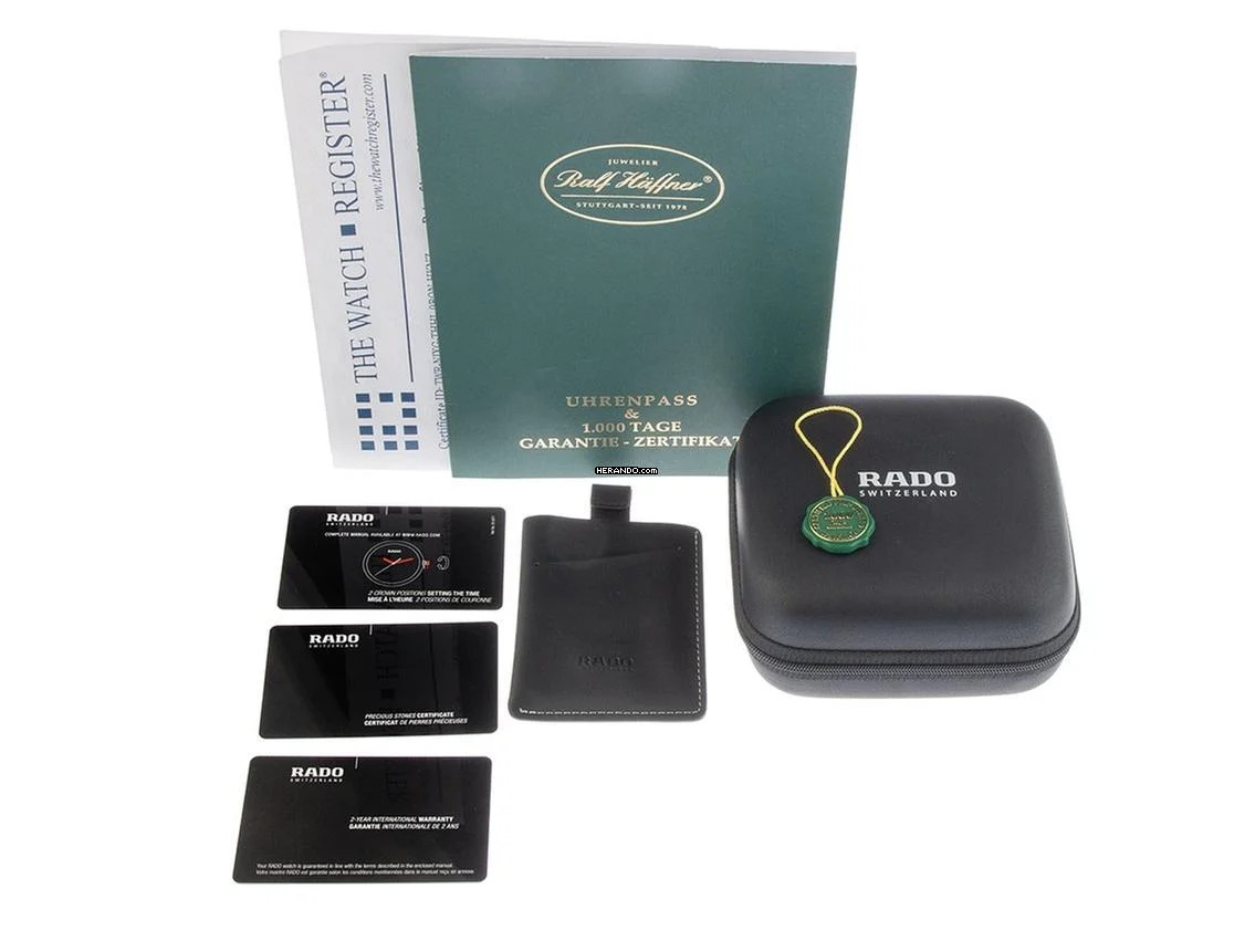  Rado Florence Classic Diamanten Ref.01.963.3854.4.070 2020 Full Set wie Neu Vintage Florence Classic Diamanten 