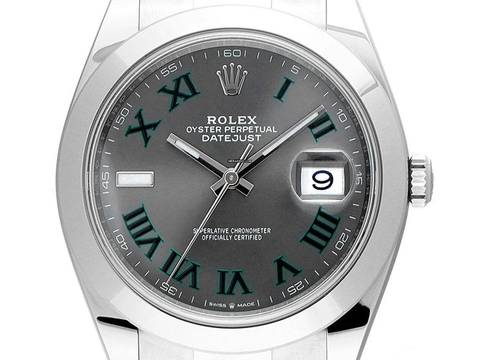  Rolex Datejust 41 Wimbledon Ref.126300 2024 Full Set Ungetragen 