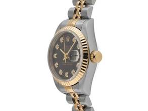 Thumbnail von Rolex Lady-Datejust Diamanten Ref.69173 1995 Full Set sehr gut Vintage Datejust Lady Diamanten