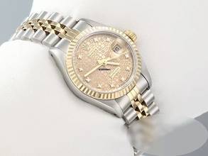 Thumbnail von Rolex Lady-Datejust Edelstahl Gelbgold 750 Diamanten Automatik Gold Stahl Damen Stainless Steel 18kt Yellow Gold Jubilé-band Chronometer Oyster
