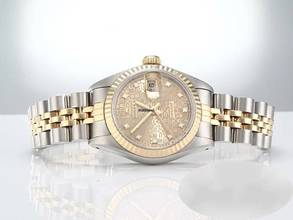 Thumbnail von Rolex Lady-Datejust Edelstahl Gelbgold 750 Diamanten Automatik Gold Stahl Damen Stainless Steel 18kt Yellow Gold Jubilé-band Chronometer Oyster
