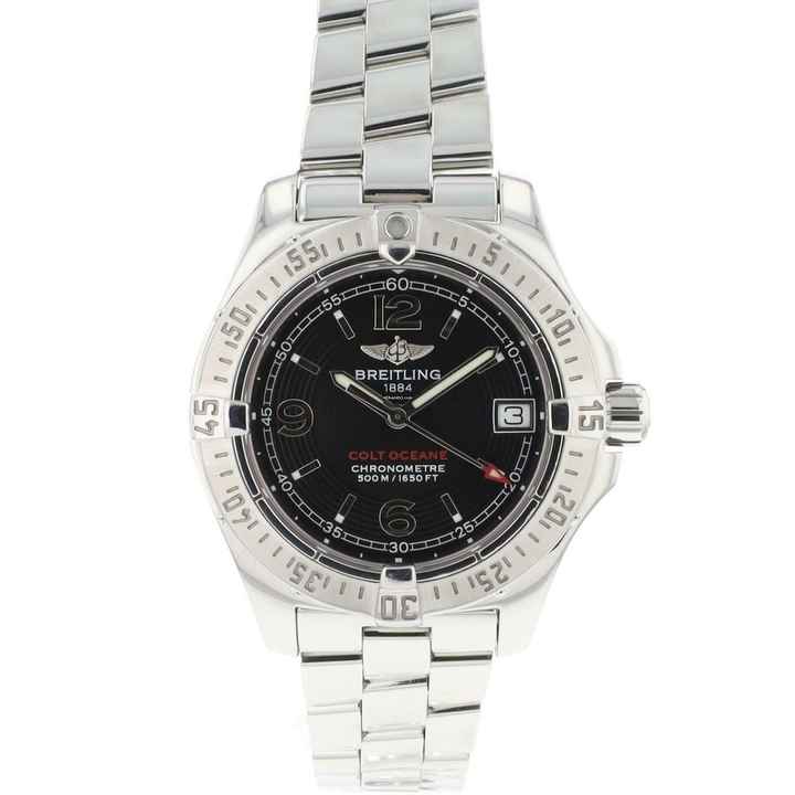  Breitling Colt Oceane 33mm Lady Black Dial 