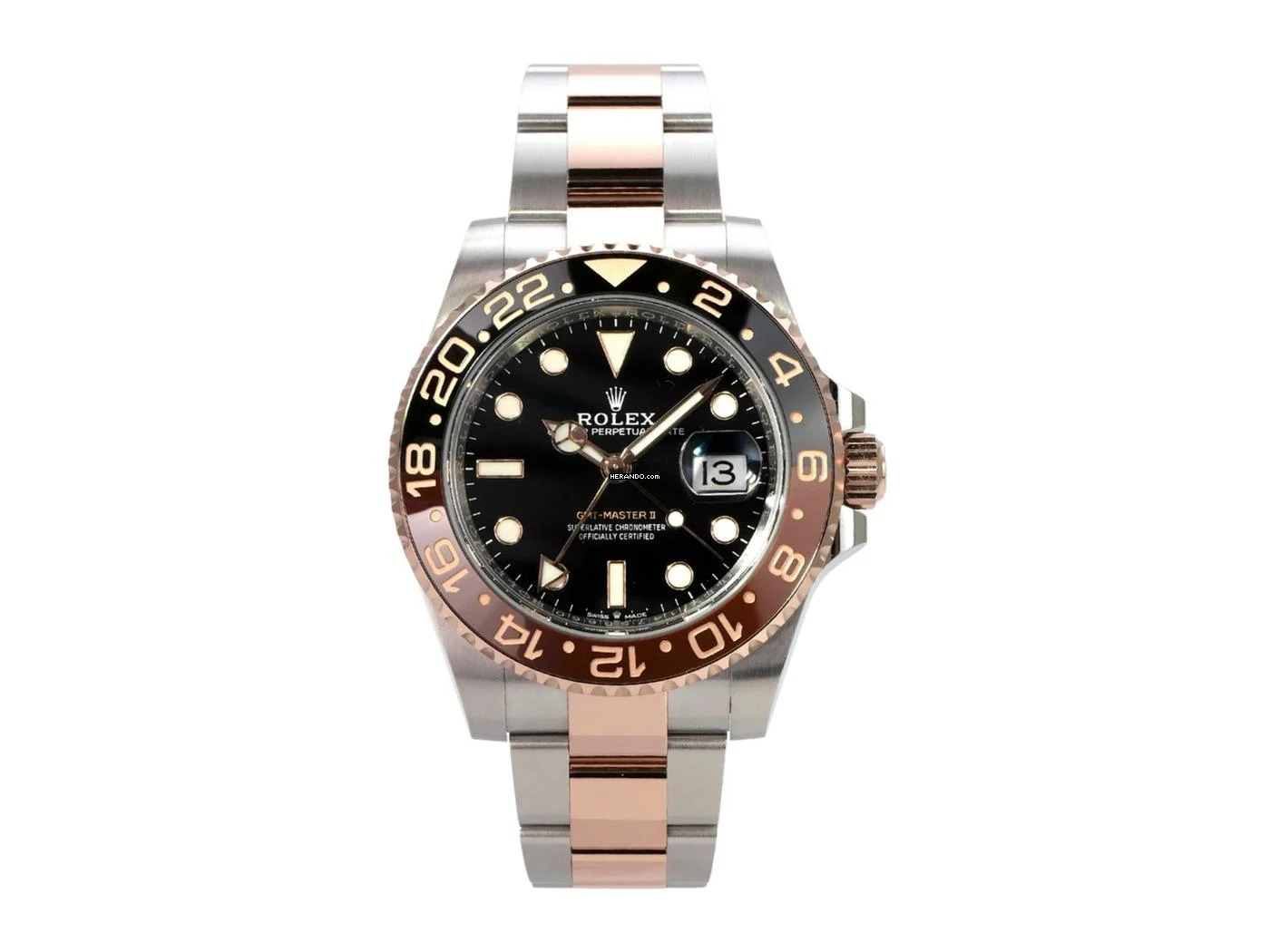  Rolex GMT-Master II Edelstahl / 18 kt Everose-Gold Ref. 126711CHNR 