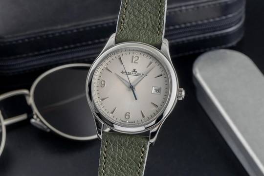  Jaeger-LeCoultre Master Control Date Stahl Automatik Ref. Q1548420 176.8.40.S Papiere 