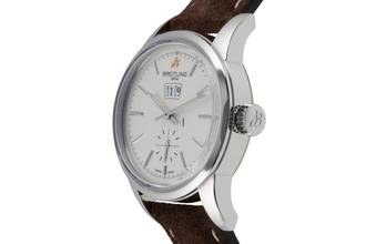 Thumbnail von Breitling Transocean 38 Edelstahl Automatik Herrenuhr Ref. A1631012/G781 B&P