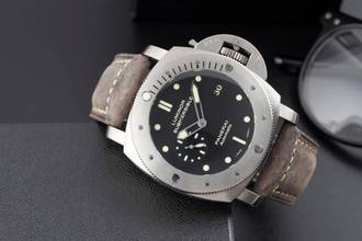 Thumbnail von Panerai Luminor Submersible 1950 3 Days Automatic Titan Ref. PAM00305 B&P 2013