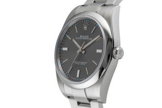 Thumbnail von Rolex Oyster Perpetual 39 Grey Dial Automatik Ref. 114300 B&P 2015