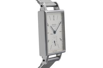 Thumbnail von NOMOS Tetra Edelstahl Handaufzug Herrenuhr Ref. 408 Box & Papiere 2016