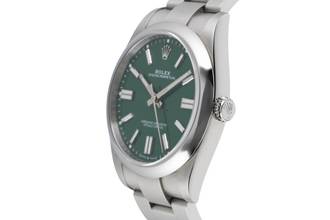 Thumbnail von Rolex Oyster Perpetual 41 Green Dial Stahl Automatik Ref: 124300 B&P 2024