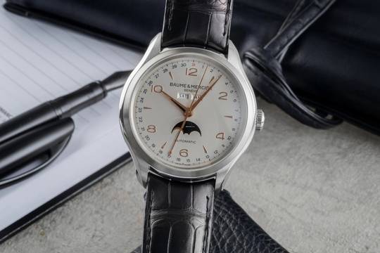  Baume & Mercier Clifton Stahl Automatik Herrenuhr Ref. M0A10055 65718 