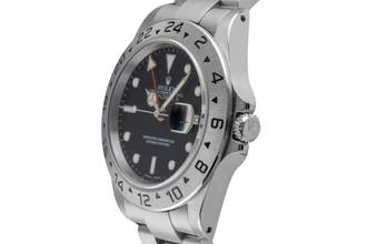 Thumbnail von Rolex Explorer II Black Dial Edelstahl Automatik Herrenuhr Ref. 16570 K-Serie