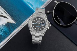 Thumbnail von Rolex Yacht-Master 40 Stahl / Platin Automatik Oyster Perpetual 126622 B&P 2021