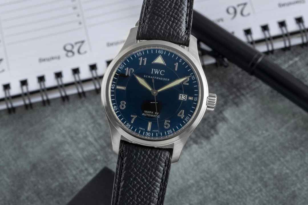  IWC Fliegeruhr Mark XV Pilot Edelstahl Automatik Herrenuhr Ref. IW325311 Klassiker 