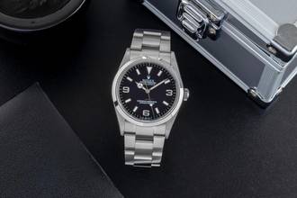 Thumbnail von Rolex Explorer 36 Black Dial Oyster Stahl Automatik Ref. 114270 K-Serie Box