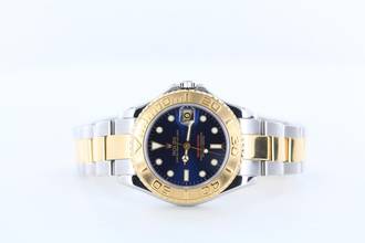 Thumbnail von Rolex Yacht-Master BLUE DIAL//STEEL/GOLD//REF .68623//FULL SET//1998//LC134#743