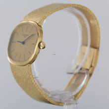 Thumbnail von Patek Philippe Ellipse d'Or VINTAGE//FULL SET//GOLDEN LINEN DIAL//REF.3545/2//18KT # IK2