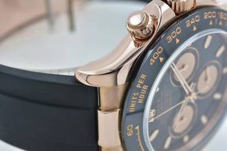 Thumbnail von Rolex Daytona Cosmograph 18k Rose Gold 116515LN Rubber Strap Oysterflex LC100