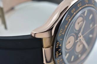 Thumbnail von Rolex Daytona Cosmograph 18k Rose Gold 116515LN Rubber Strap Oysterflex LC100