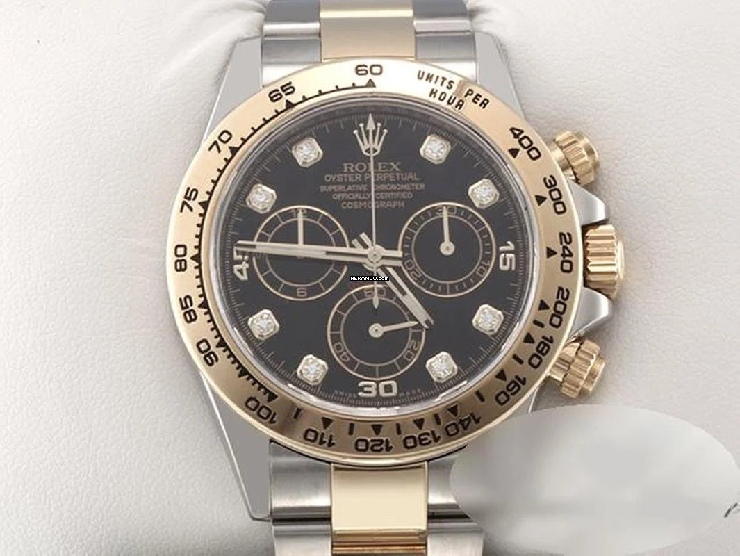 Rolex Daytona 116503 2017 Stahl Gelbgold 750 Diamanten Chronograph Automatik