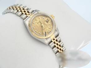 Thumbnail von Rolex Lady-Datejust Edelstahl Gelbgold 750 Diamanten Automatik Stainless Steel 18kt Yellow Gold Stahl Jubilé-band Chronometer Oyster